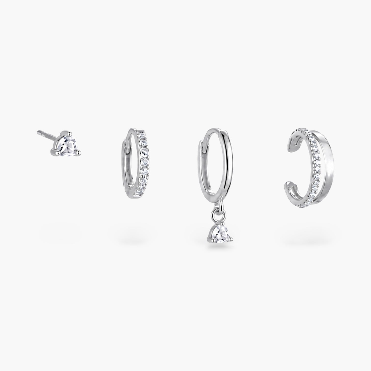 Luna Spark Ear Stack Earrings Set