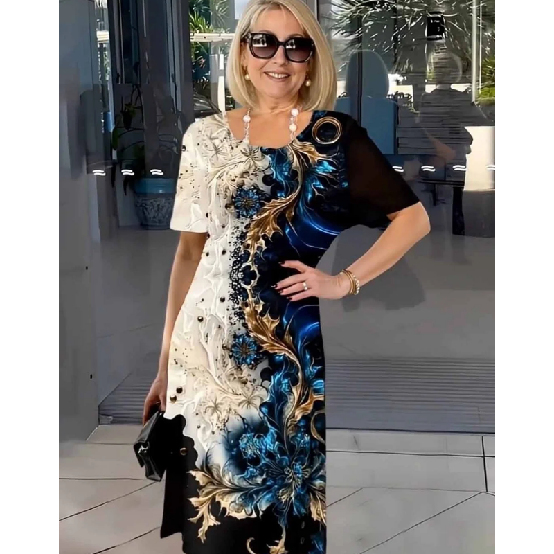 Olivia | Women’s Summer Comfort Midi Dress