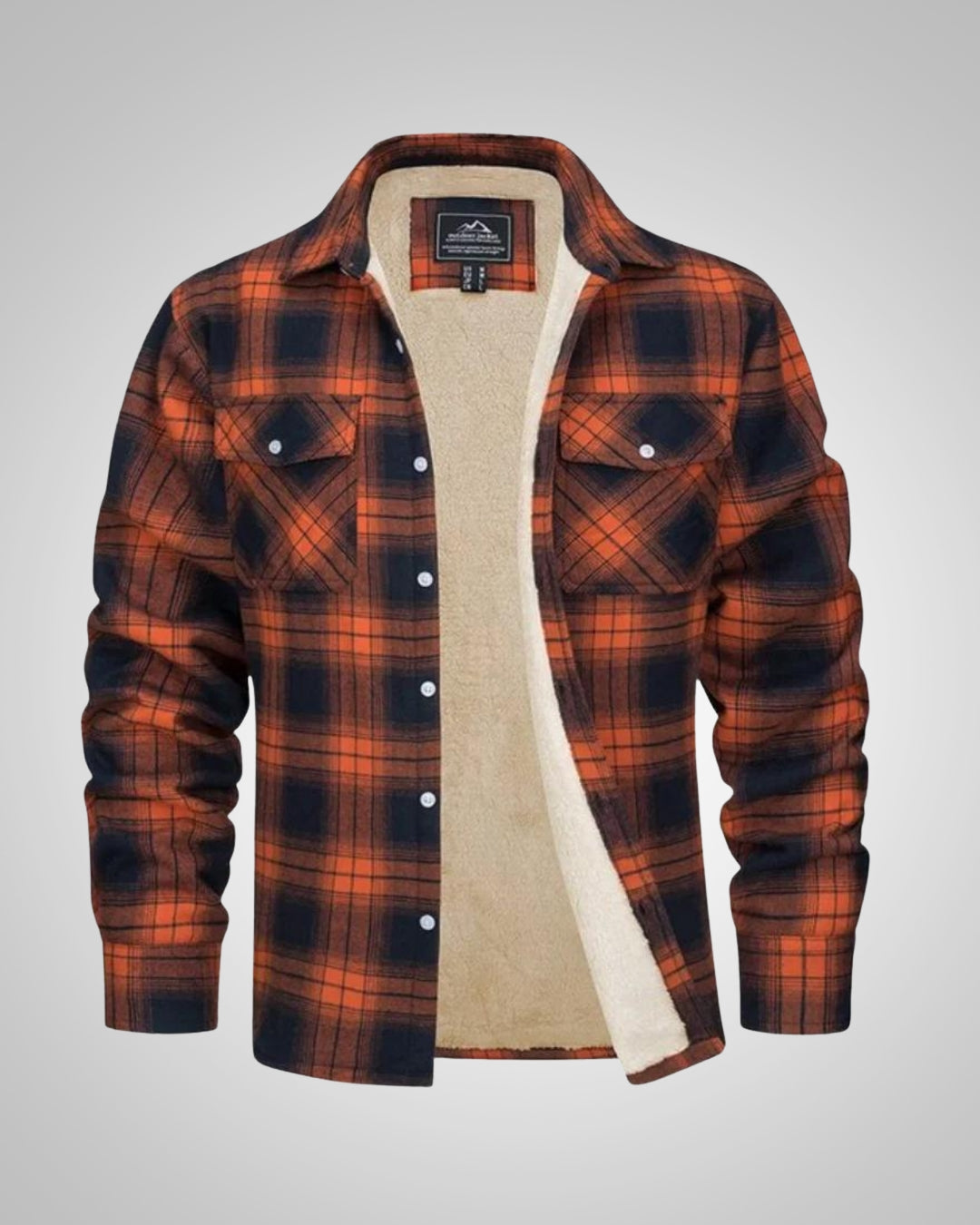 Owen | Men's Classic Sherpa-Lined Button-Up Jacket