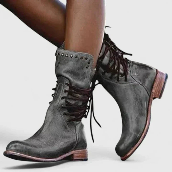 Harper | Women's Classic Lace-Up Combat Boots