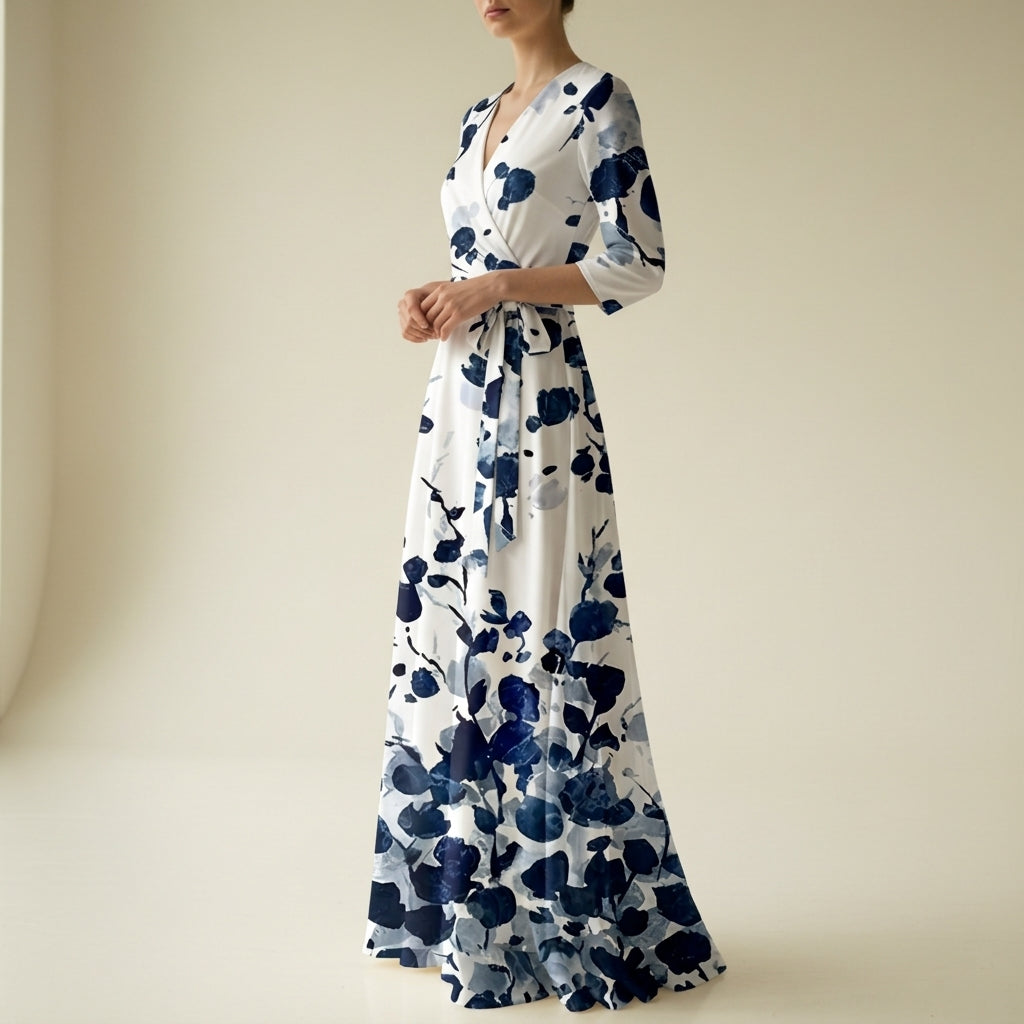 Ulrike | Women's Summer Wrapped Floral Dress