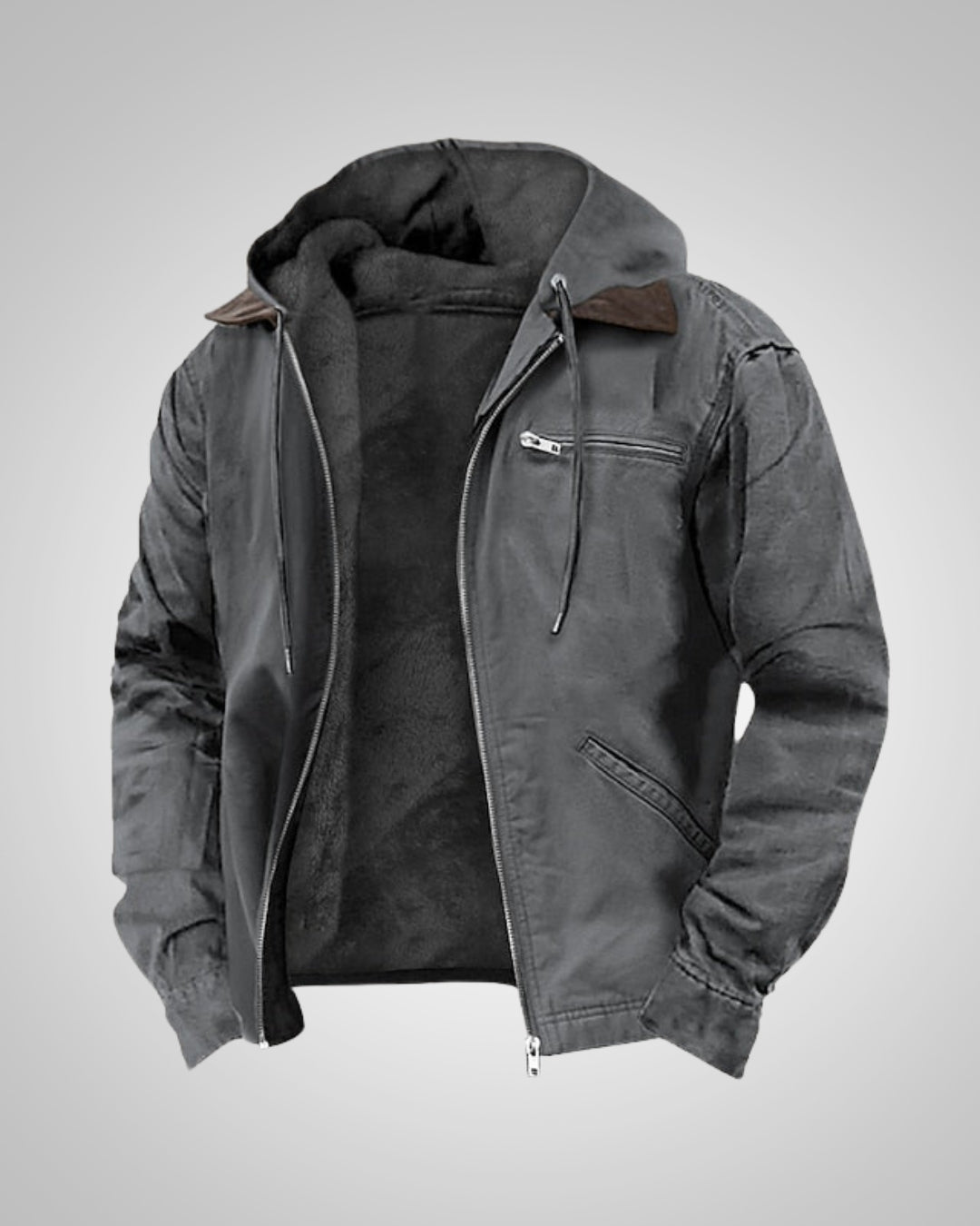 Mason | Men's Casual Fleece-Lined Hooded Jacket
