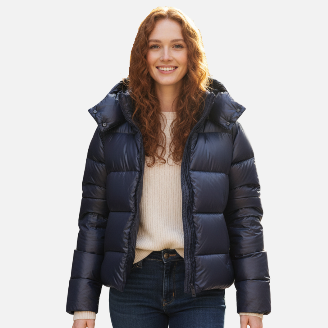Avery | Women's Glossy Puffer Jacket