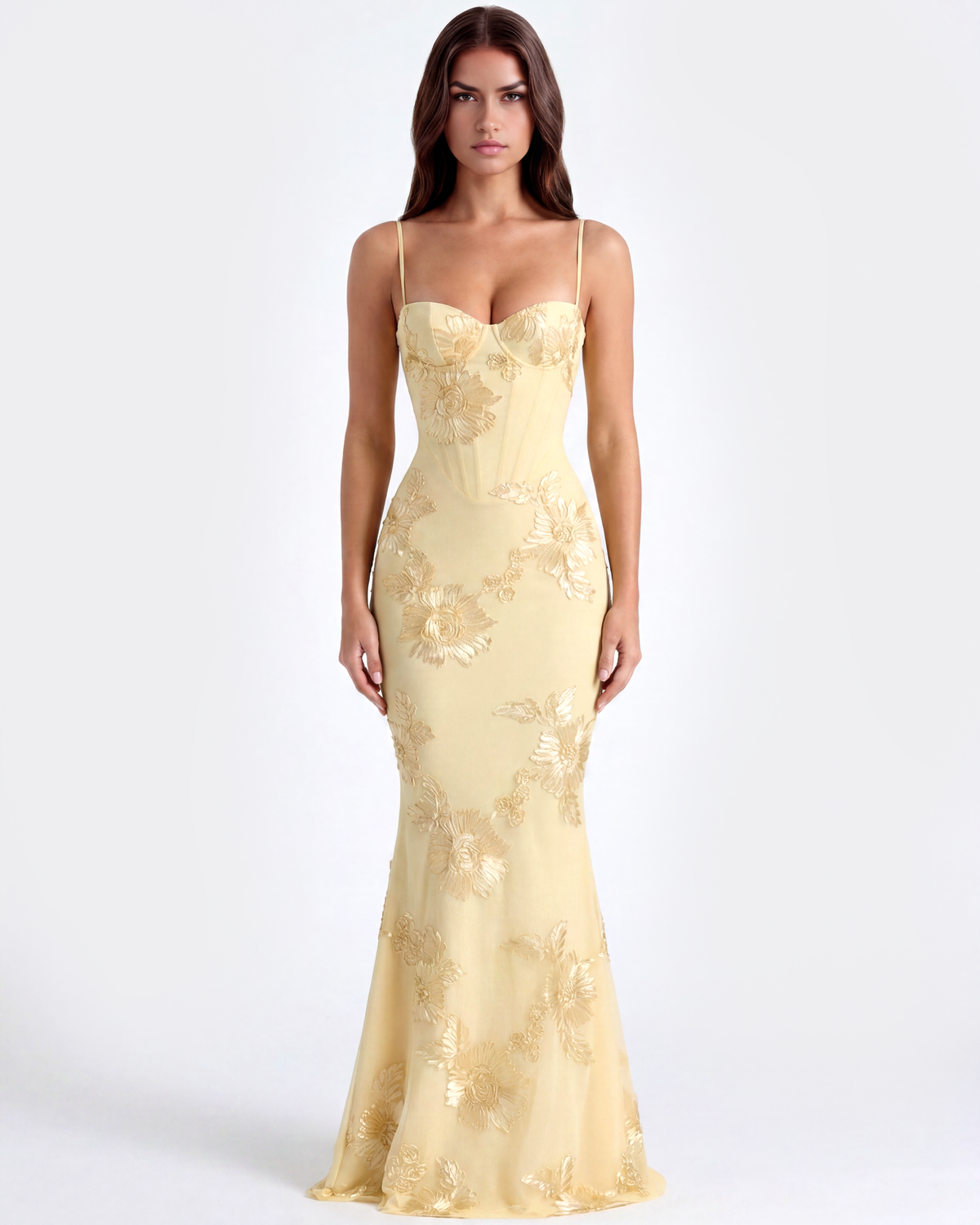 Clara | Women's Embroided Formal Wedding Guest Dress