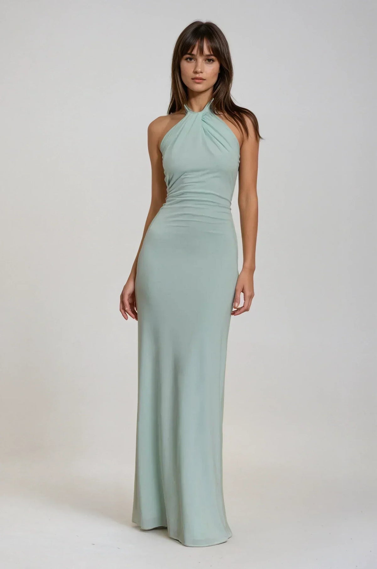 Valerie | Women's Elegant Halter Maxi Dress