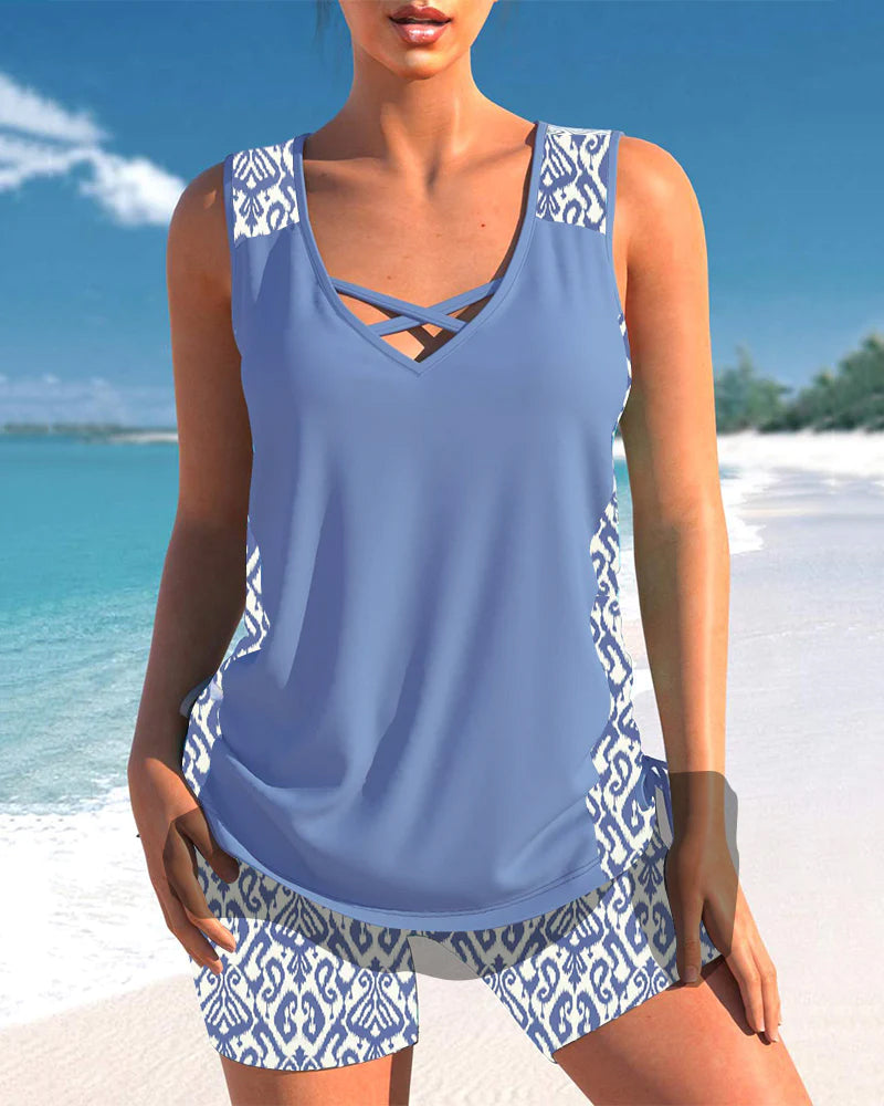 Melanie | Women's Tummy Coverage Tankini Swimsuit