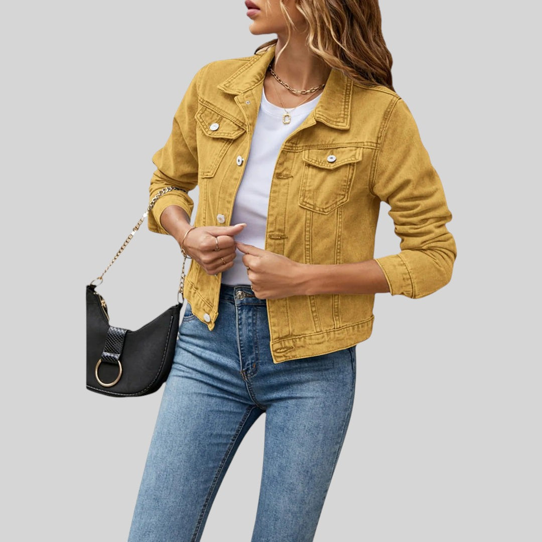 Natalie | Women's Casual Denim Coat With Pockets
