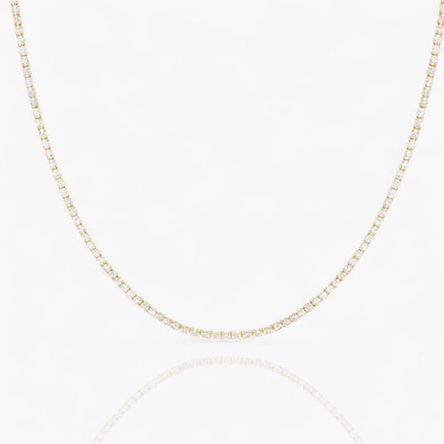 Refined Adjustable Tennis Necklace