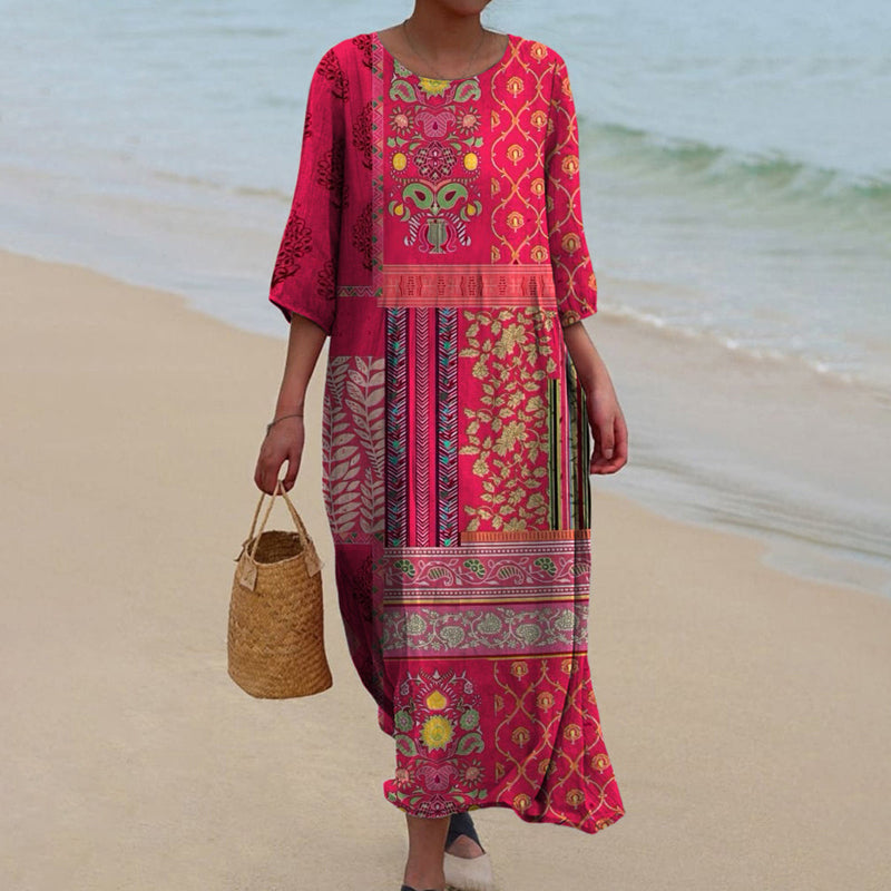 Ariel | Women's Printed Relaxed Fit Maxi Dress