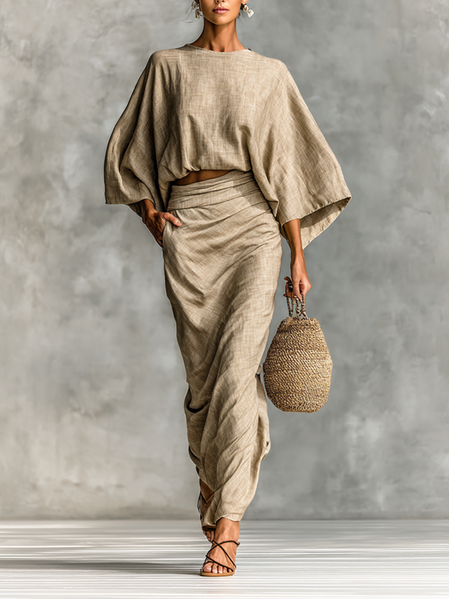 Amelia | Women's Summer Two Piece Maxi Dress