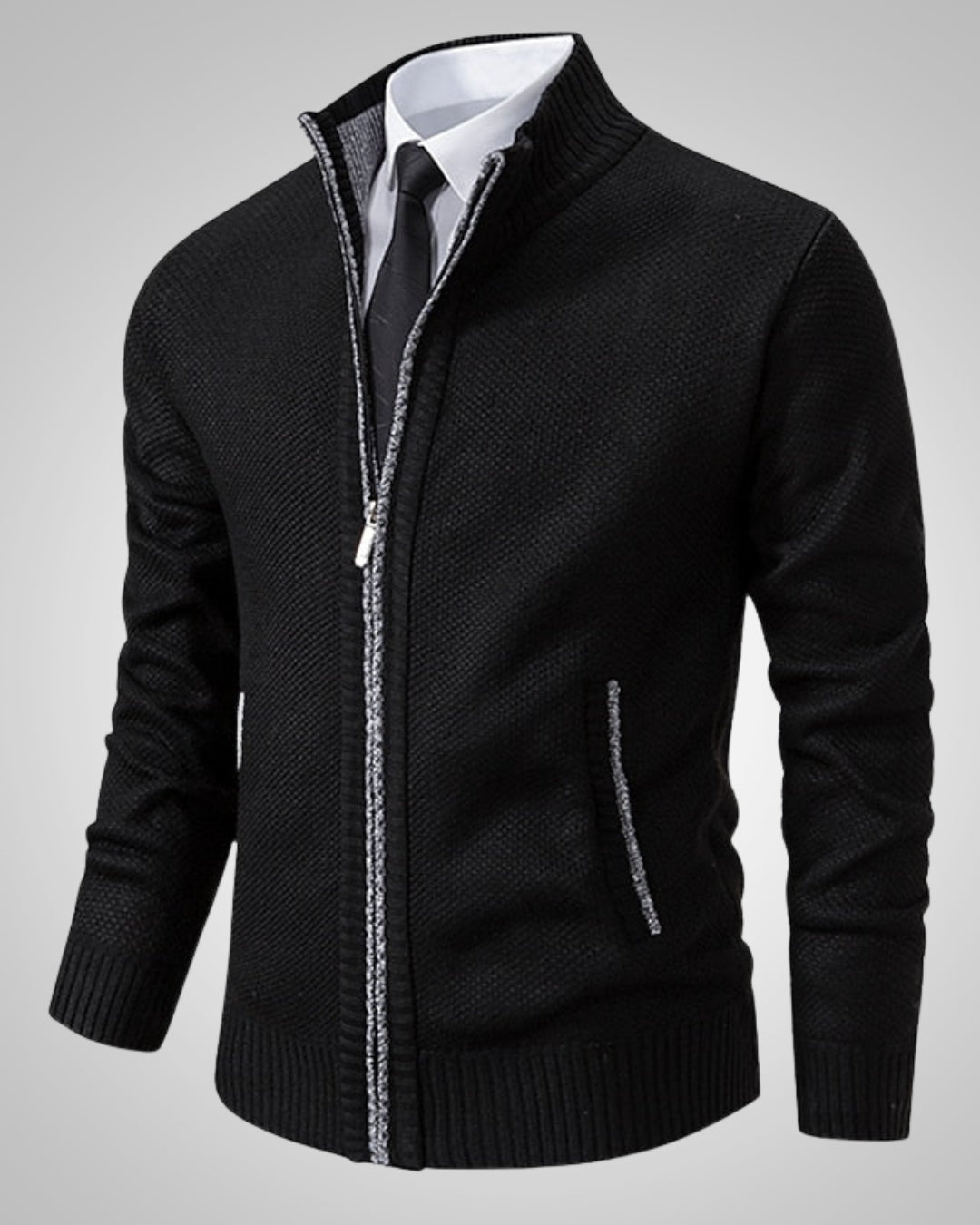 Noah | Men's Classic Full-Zip Knit Sweater