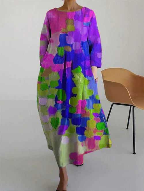 Alivia | Women's Relaxed Fit Printed Maxi Dress