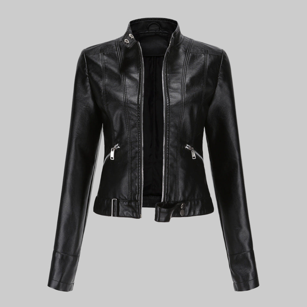Gianna | Women's Classic Leather Biker Jacket