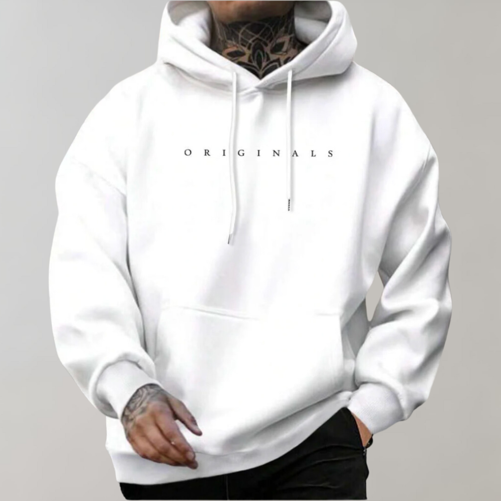 Theo | Men's Casual Drop-Shoulder Hooded Sweatshirt