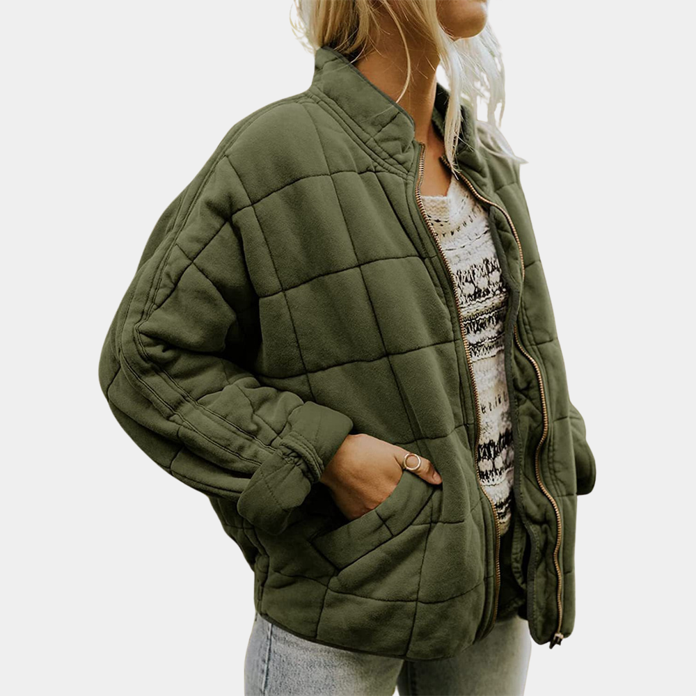Emilia | Women's Casual Fall Zip Coat