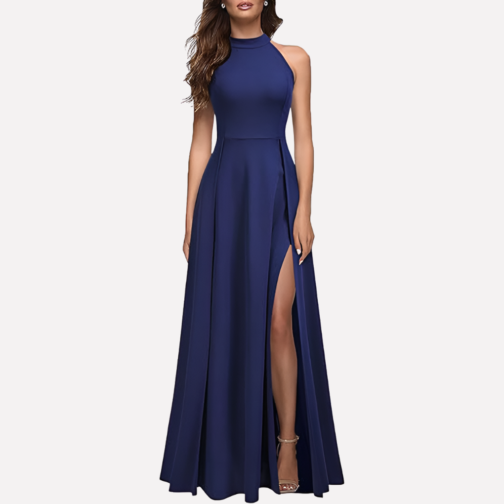Blake | Women's Formal Evening Maxi Dress With Side Slit