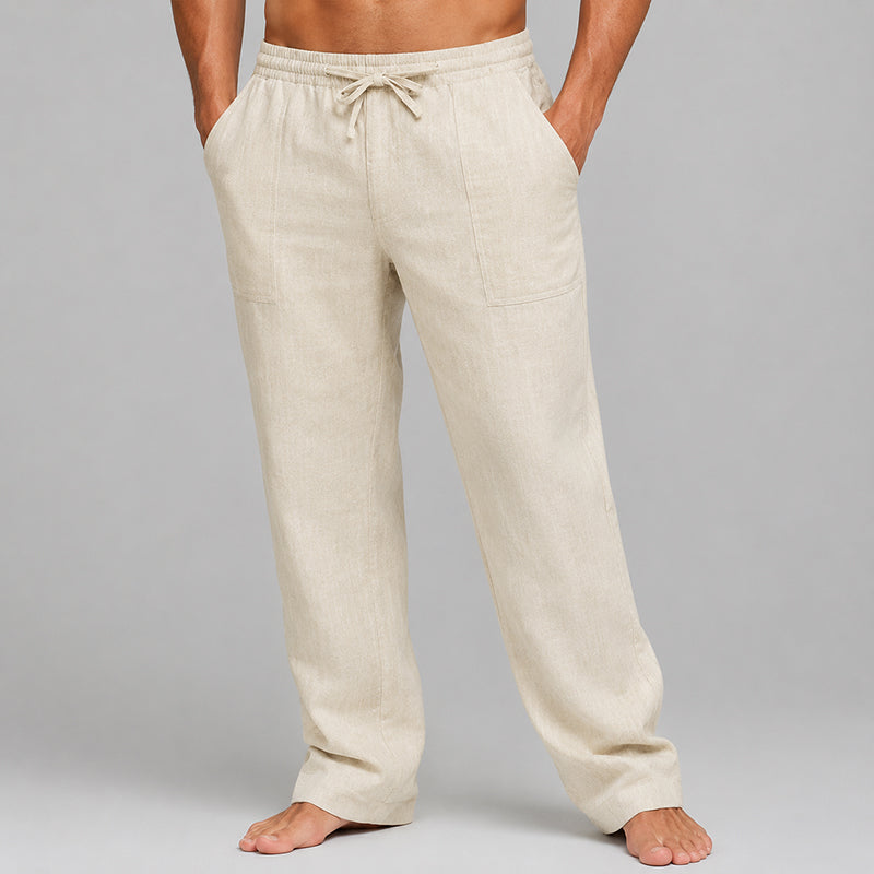 Bowen | Men's Linen Blend With Relaxed Fit Pants