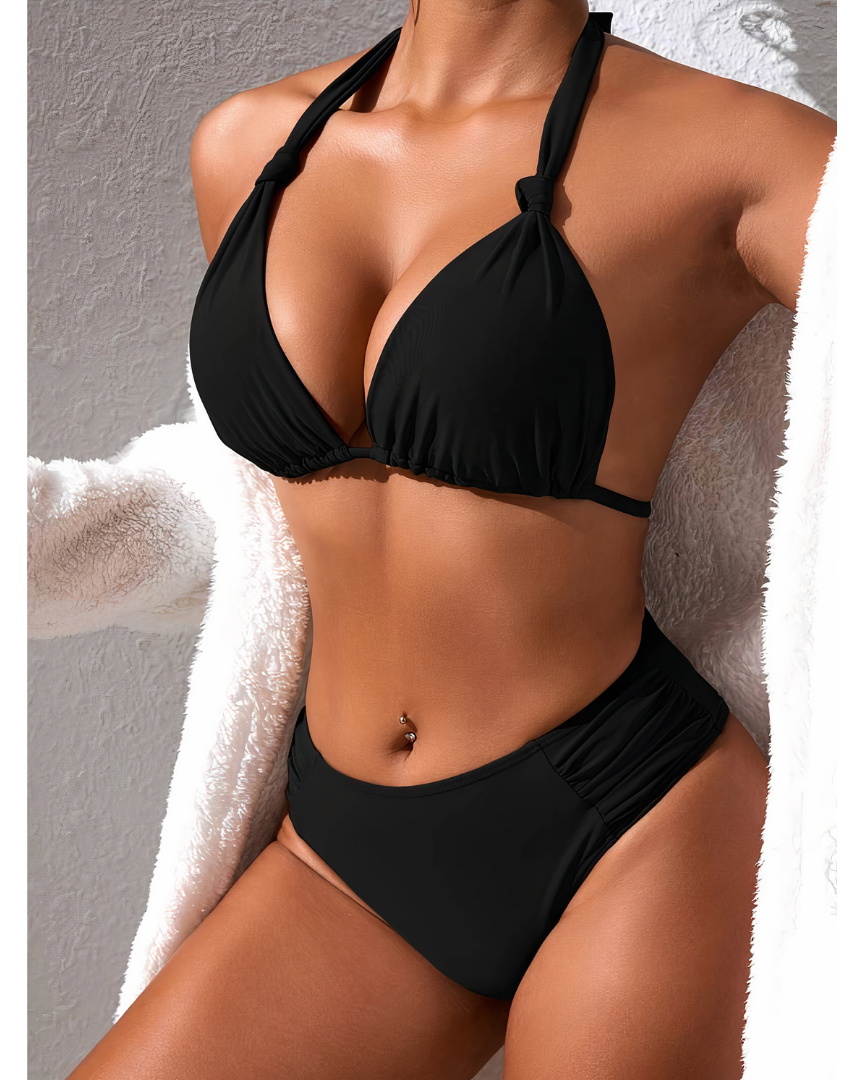 Addison | Women's Classic Tie Bikini Set With Adjustable Straps