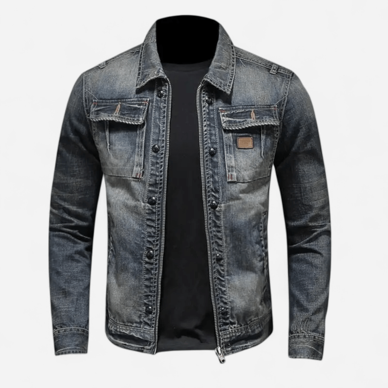 Max | Men's Vintage Washed Denim Jacket
