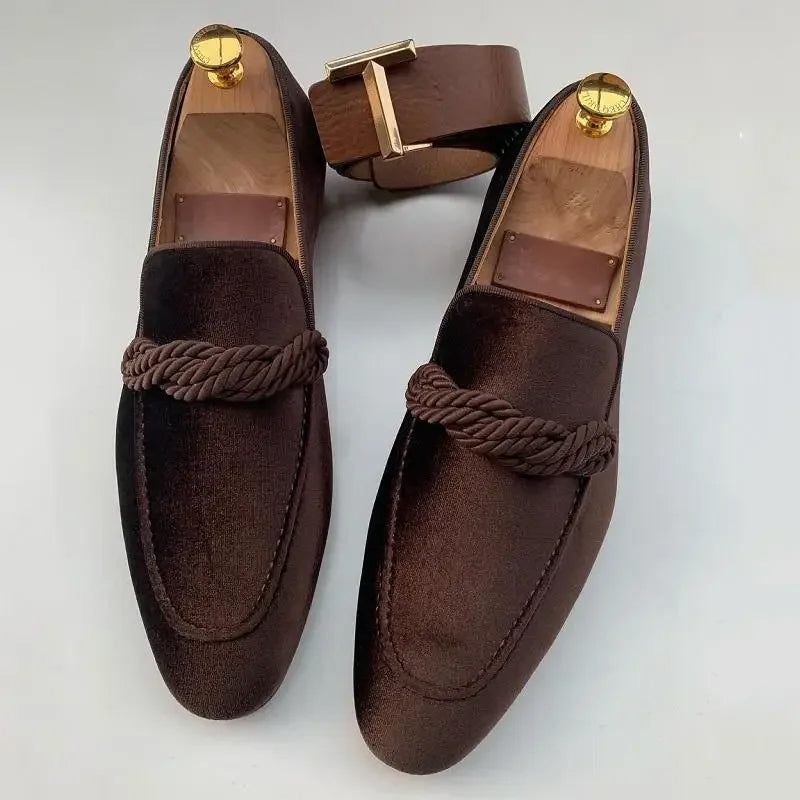 Caleb | Men's Vegan Suede Slip On Loafers