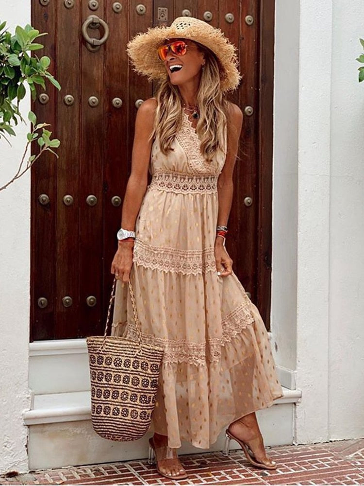 Gianna | Women's Summer Boho Maxi Dress