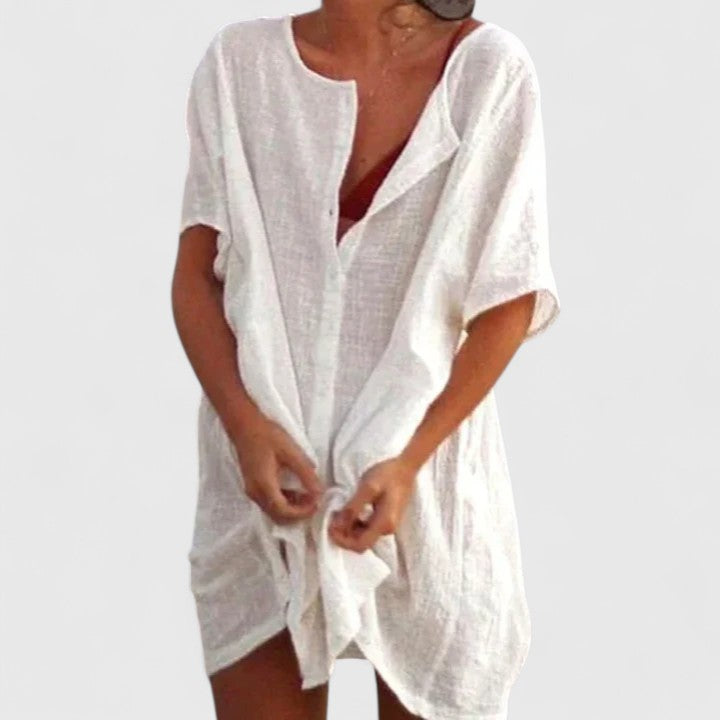 Arden | Women’s Summer Loose Tunic Midi Dress