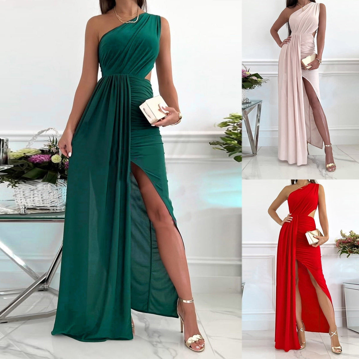 Emma | Women's One-Shoulder Evening Dress