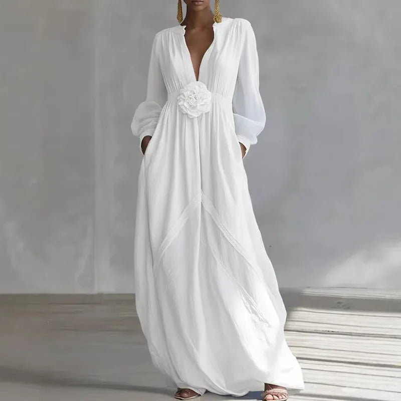 Wendy | Women's Summer Longsleeve Maxi Dress