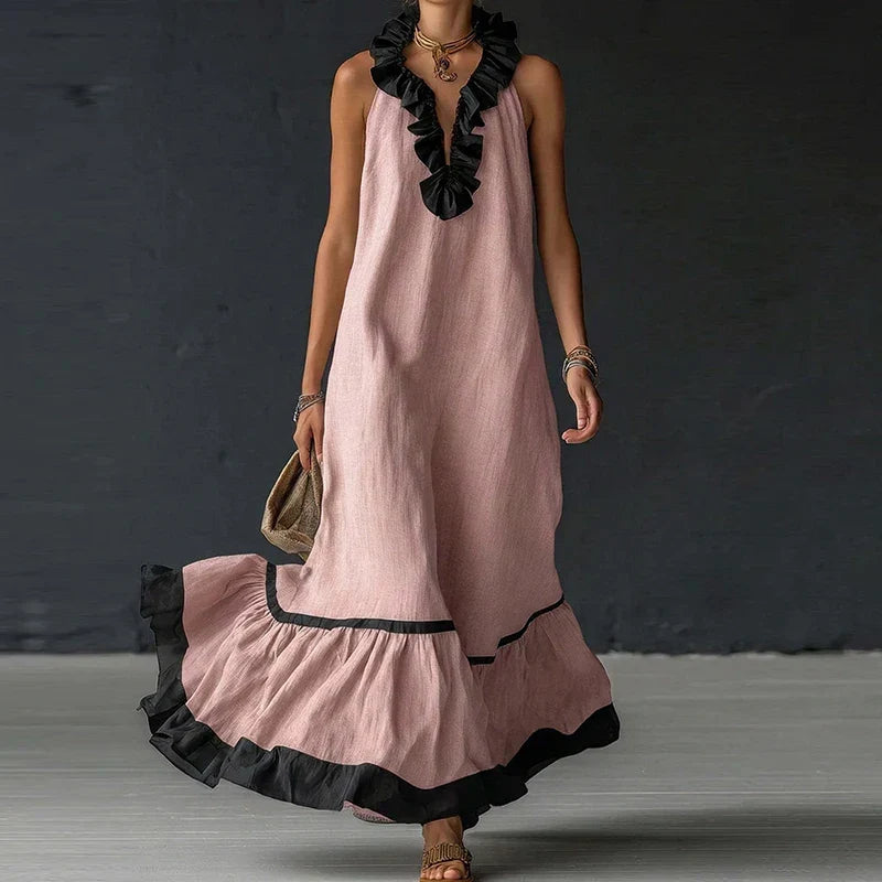 Jade | Women's Sleeveless Ruffle Dress