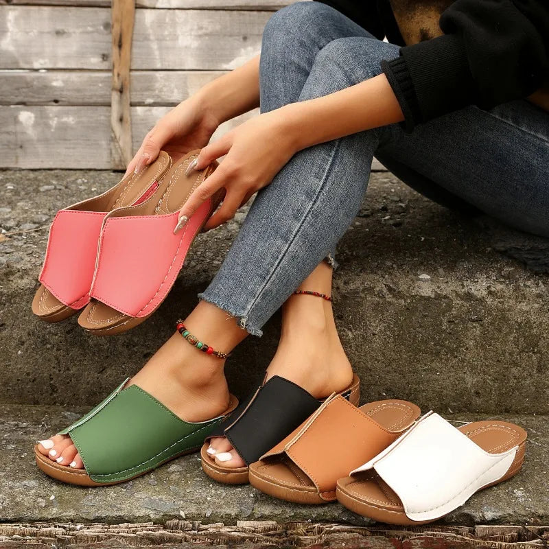 Marie | Women's Summer Slip-On Mule Sandals