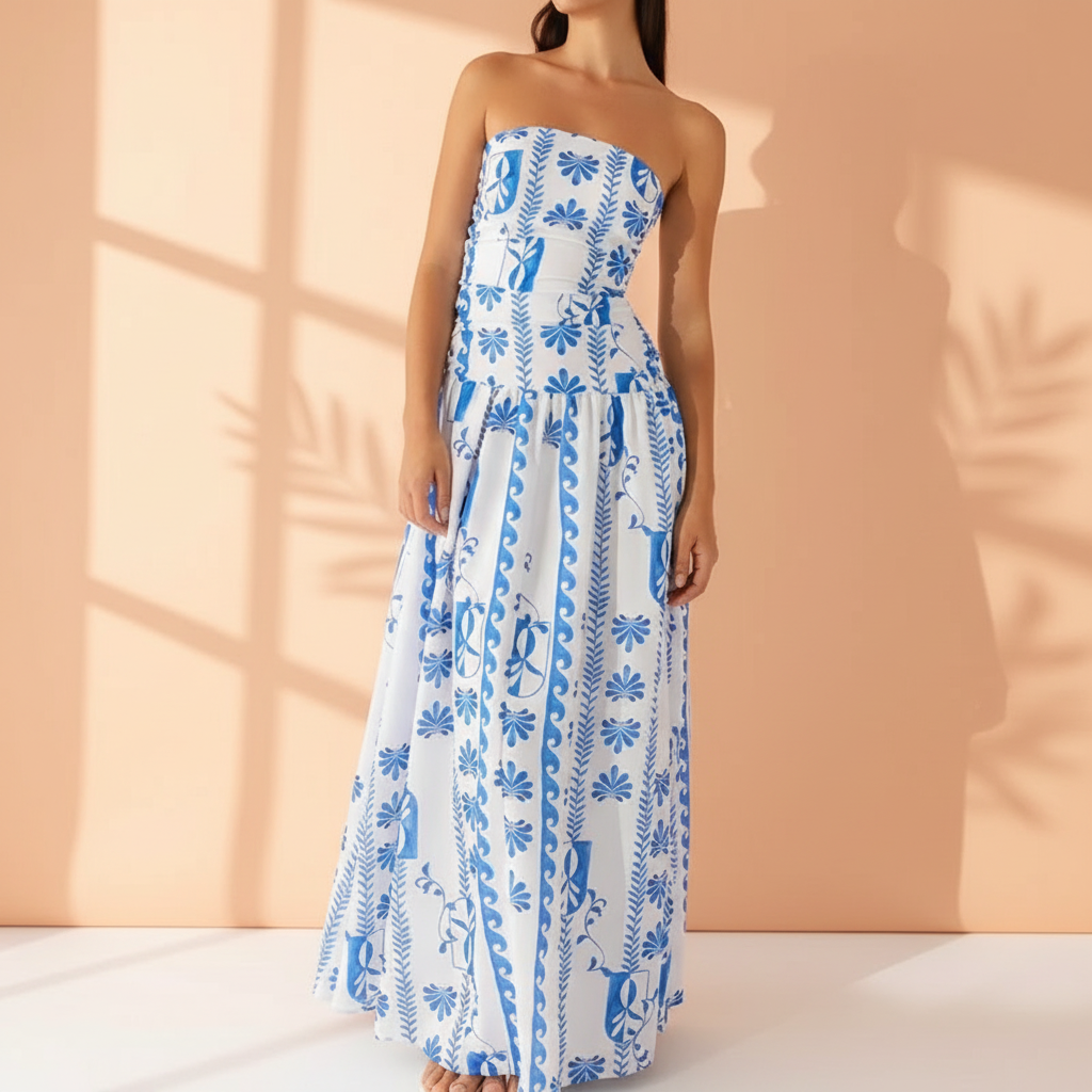 Journee | Women’s Summer Print Maxi Dress