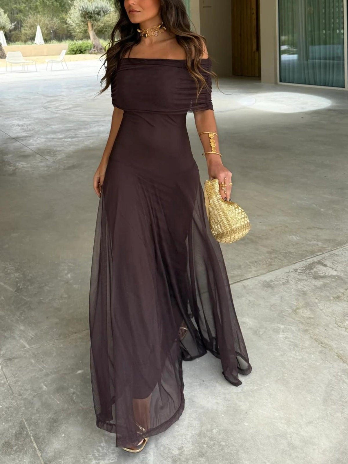 Celine | Women's Summer Strap Maxi Dress