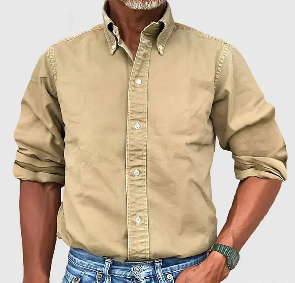 Lucas | Men's Button Down Long Sleeve Casual Shirt