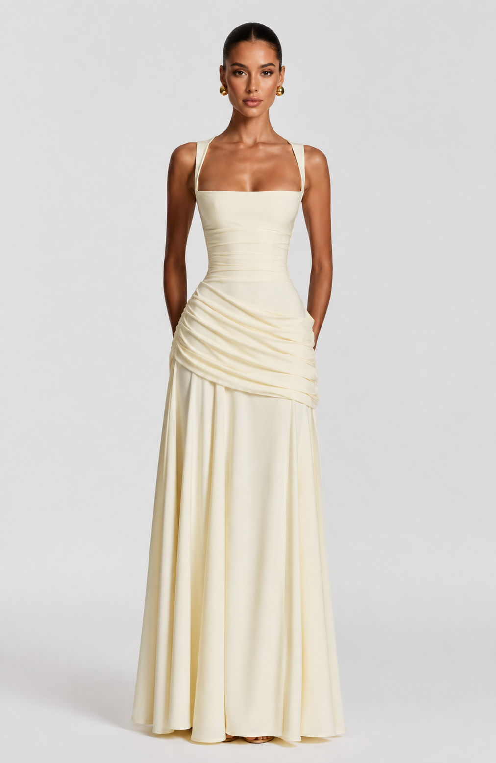Marry | Women's Elegant Wedding Guest Maxi Dress