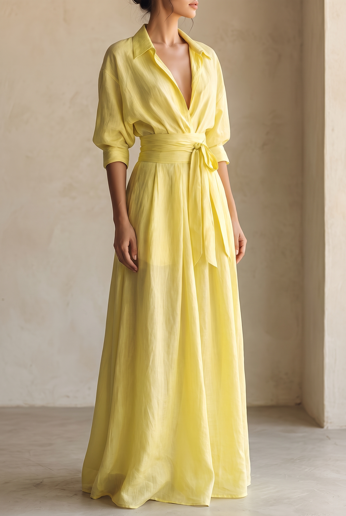 Savannah | Women's Summer Yellow Maxi Dress