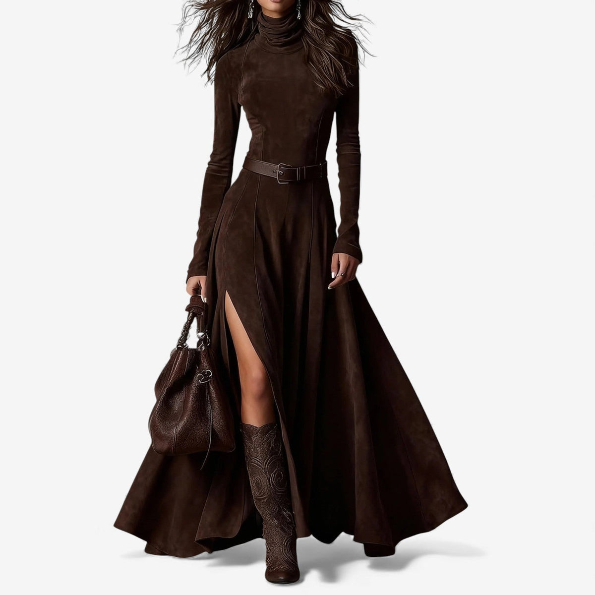 Becca | Women’s Elegant Long Sleeve Maxi Dress
