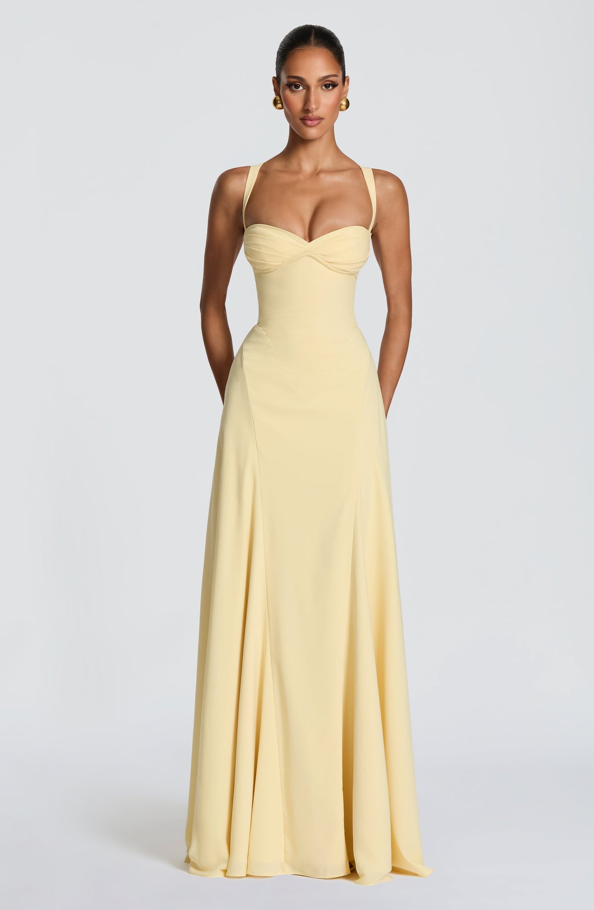 Della | Women's Summer Pleated Maxi Dress