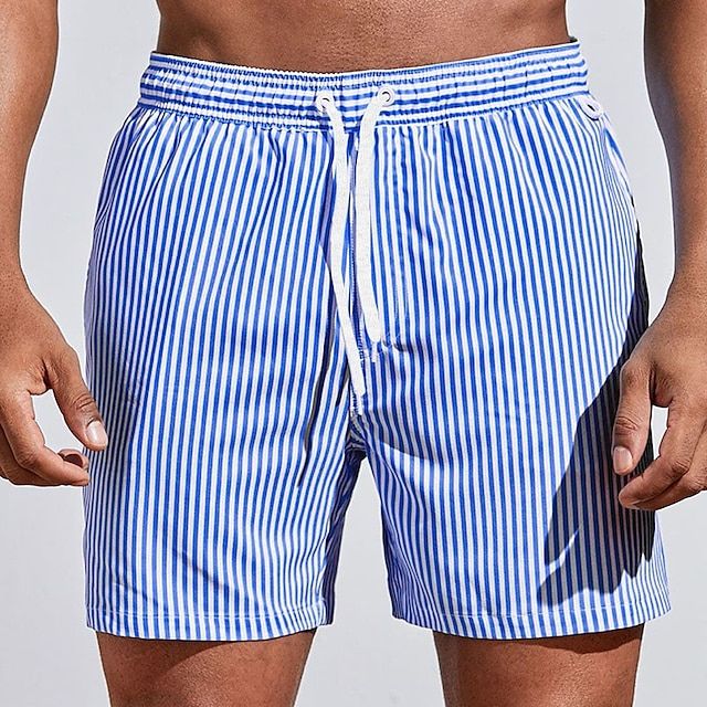 Hamid | Men's Classic Striped Swim Trunks