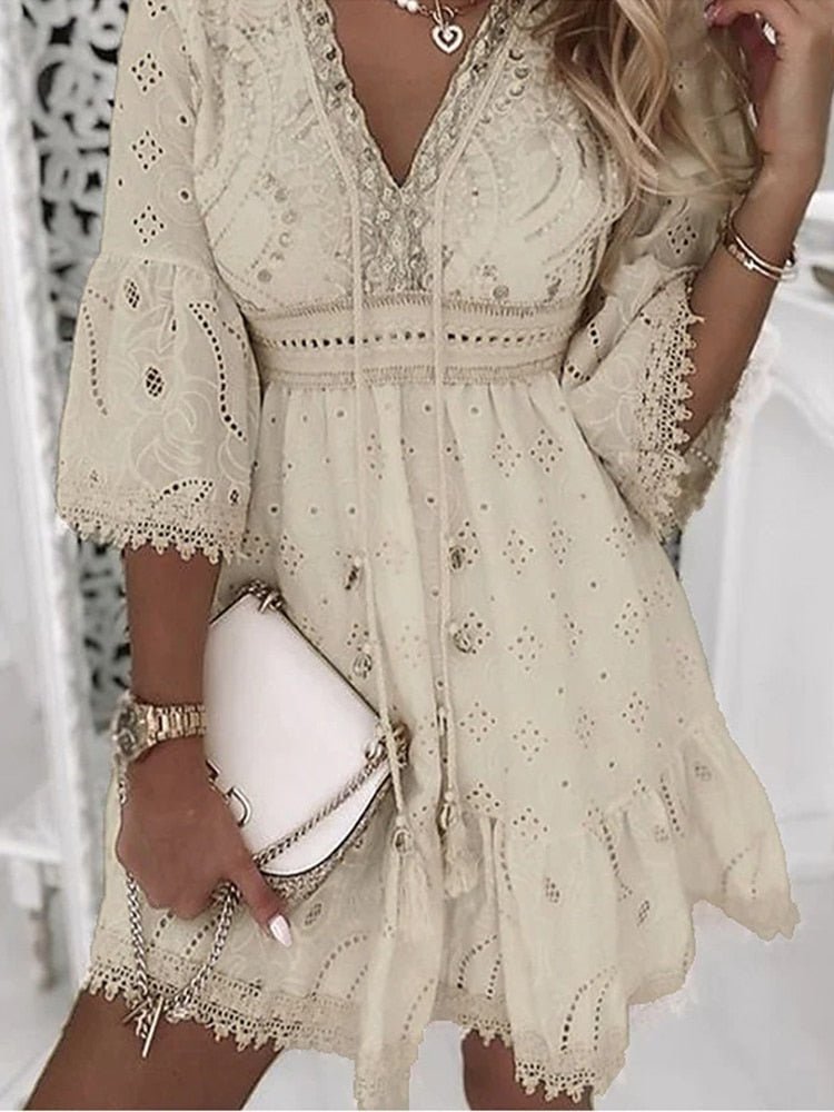 Cambria | Women's Summer Boho Mini Dress