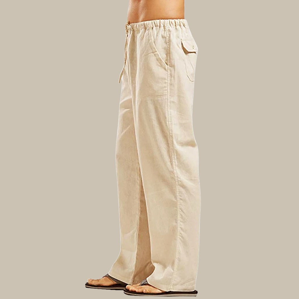 Ethan | Men's Summer Linen Pants With Pockets
